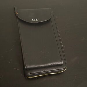 Black clutch wallet
